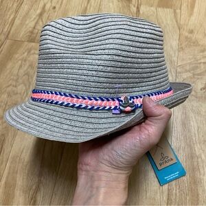 NWT prAna Juliette FEDORA Women's Hat NEW Light grey O/S